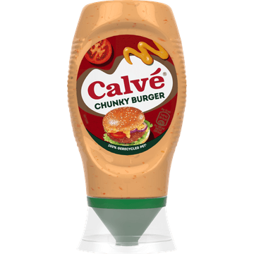 Calvé Knijpfles Chunky Burger Saus 250 ml