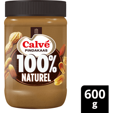 Calvé Pindakaas 100% Naturel 600 g