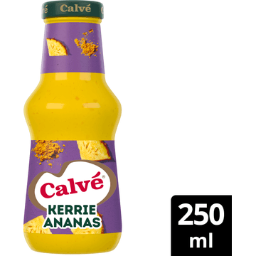 Calvé Saus Fles Kerrie 250 ml
