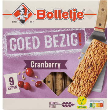 Bolletje Goed Bezig! Cranberry 9 Stuks 210 g