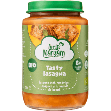 Little Maryam Tasty Lasagna Lasagne met Rundvlees 8+ Maanden 190 g