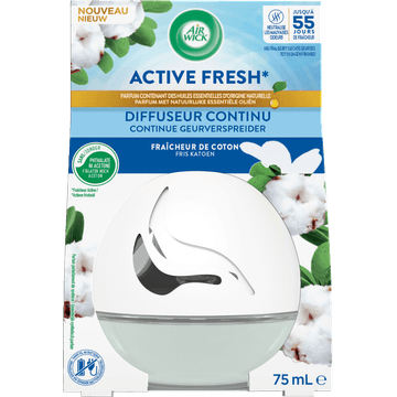 Air Wick Luchtverfrisser Decosphere Fresh Cotton 75ml