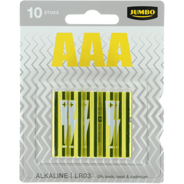 Jumbo AAA 10 Stuks