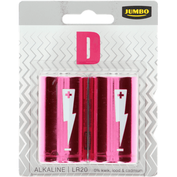 Jumbo D - LR20 - 2 Stuks