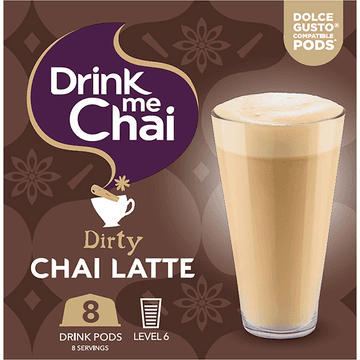 Drink Me Chai Dirty Chai Latte 8 Stuks