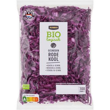Jumbo Biologisch Gesneden Rode Kool 300g