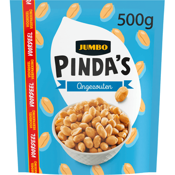 Jumbo Pinda's Ongezouten Voordeelverpakking 500 g
