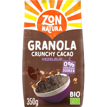 Zonnatura Granola Crunchy Cacao Bio 350 g