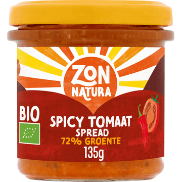 Zonnatura Spread Spicy Tomaat 135 g