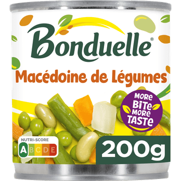Bonduelle groenteconserven Macedoine de Legumes 200g
