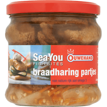 Ouwehand Sea You Fish Bites Braadharing Partjes 355 g