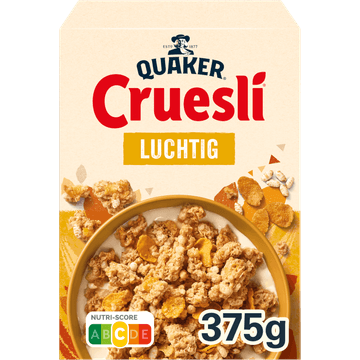 Quaker Cruesli Luchtig Ontbijtgranen 375 gr