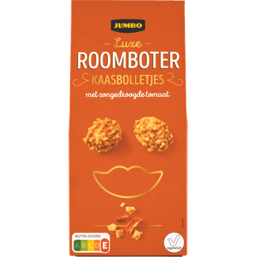 Jumbo Luxe Roomboter Kaasbolletjes met Zongedroogde Tomaat 75 g
