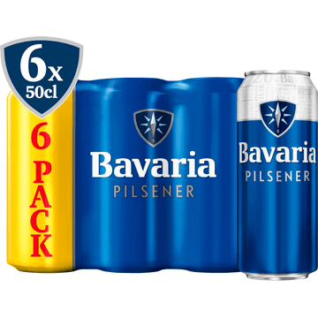 Bavaria - Pilsener - Blik - 6 x 500ML