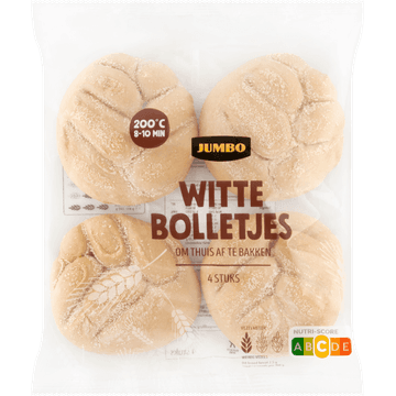 Jumbo - Witte Bolletjes - 4 Stuks