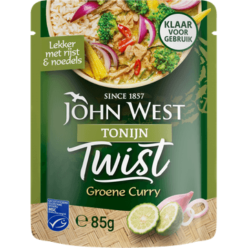 John West Tonijn Twist Groene Curry 85g