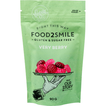 Food2Smile Very Berry Gluten- en Suikervrij 90 g
