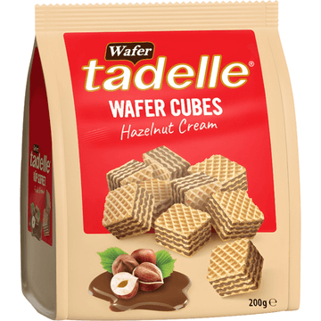 Tadelle Kubuswafel Hazelnoot 200g