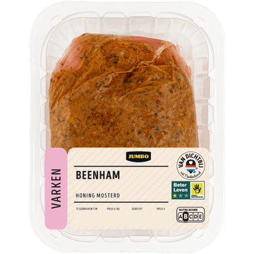 Jumbo Beenham Honing-Mosterd ca. 510g