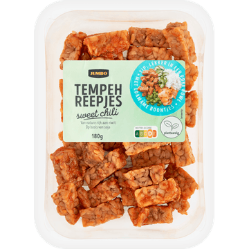Jumbo Tempeh Reepjes Sweet Chili 180 g