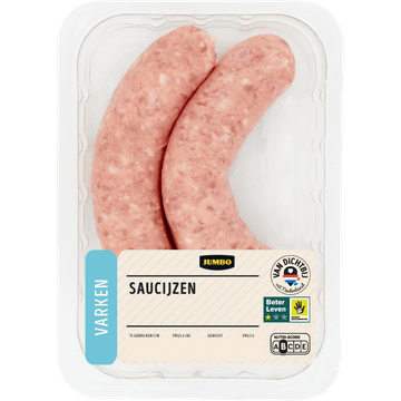 Jumbo Varken Saucijs 2 Stuks