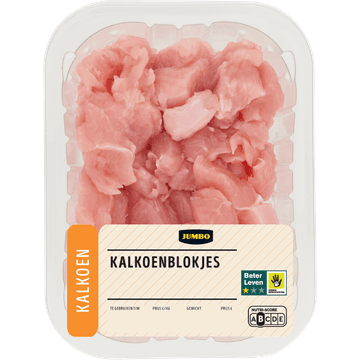 Jumbo Kalkoenblokjes 250g