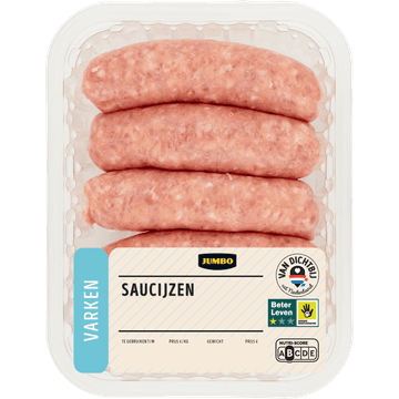 Jumbo Varken Saucijs 5 Stuks