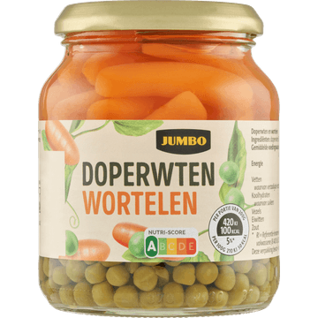 Jumbo Doperwten Wortelen 340 g