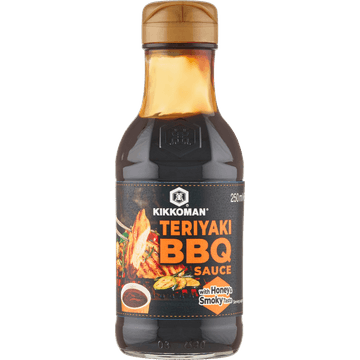 Kikkoman Teriyaki BBQ Sauce with Honey & Smokey Taste 250 ml