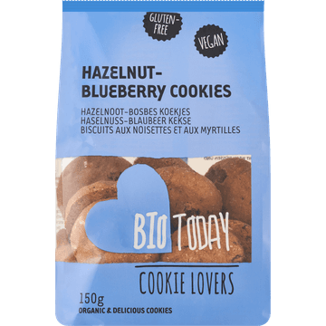 BioToday Hazelnoot-Bosbes Koekjes 150 g