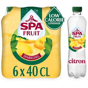 Spa FRUIT Bruisende Fruitige Frisdrank Citron - 6 x 400ML