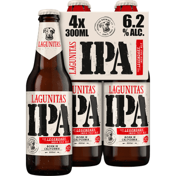 Lagunitas IPA Flessen 4 x 300 ml