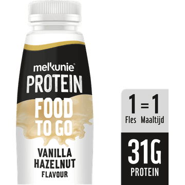 Melkunie Protein Food to Go drinkmaaltijd Vanilla Hazelnut 500 ml