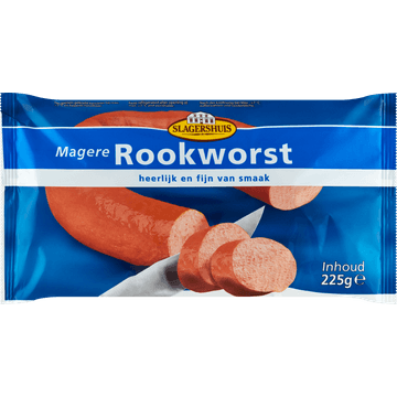 Slagershuis Magere Rookworst 225 g
