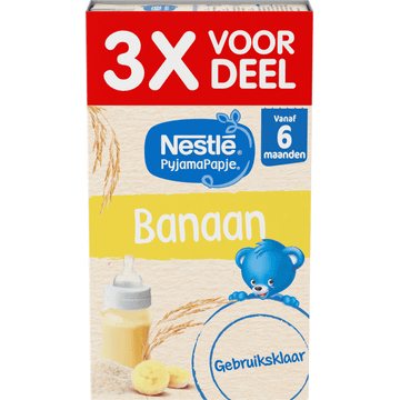 Nestlé PyjamaPapje® Banaan 6+ maanden baby pap 3 x 250 ml