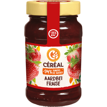 Céréal Minder Suikers Confituur Aardbei 270 g