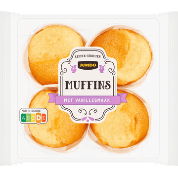 Jumbo Muffins met Vanillesmaak 300 g
