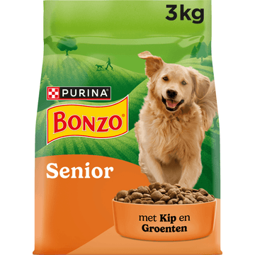 Bonzo Senior Hondenvoer met Kip en Groenten