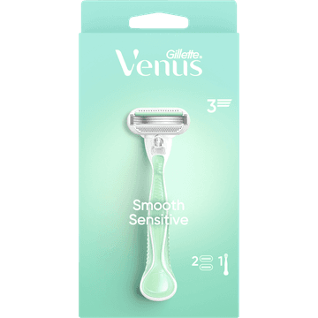 Gillette Venus Smooth Sensitive Voor Vrouwen 1 Handvat + 2 Navulmesjes