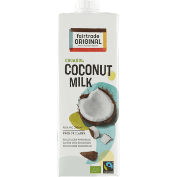 Fairtrade Original Biologische Kokosmelk 1 L