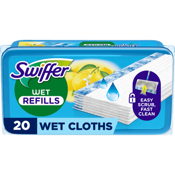 Swiffer Vloerreiniger Vochtige Doekjes Navullingen X20