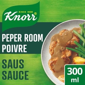Knorr Saus in Pak Peper Roomsaus 300 ml