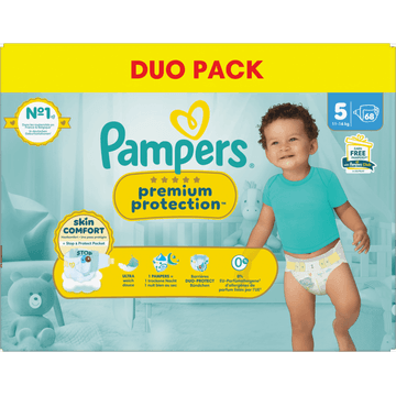 Pampers Premium Protection Maat 5, 68 Luiers
