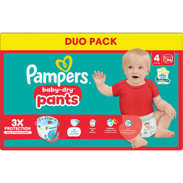Pampers Baby-Dry Pants Luierbroekjes Maat 4, 84 Luierbroekjes