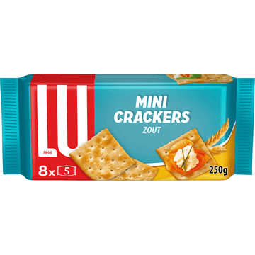 LU Mini Crackers Zout 8 x 5 Stuks 250g