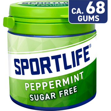Sportlife Peppermint Suikervrije kauwgom 102 g