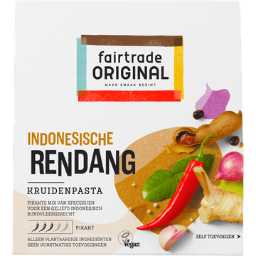 Fairtrade Original Indonesische Rendang Kruidenpasta 75 g