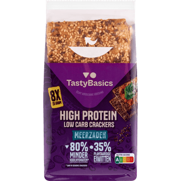 TastyBasics Low Carb - High Protein Cracker Meerzaden