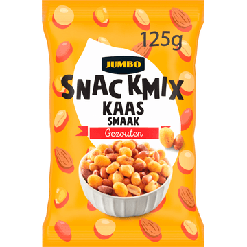 Jumbo Snackmix Kaas Smaak Gezouten 125 g