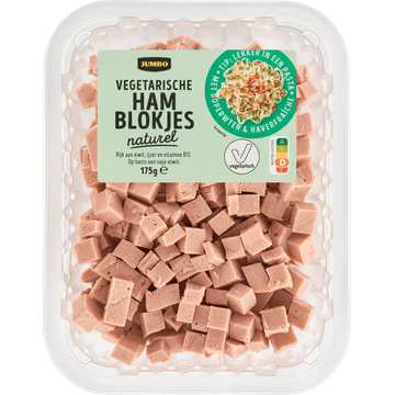 Jumbo Vegetarische Hamblokjes Naturel 175 g